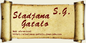 Slađana Gatalo vizit kartica